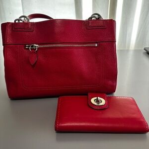 Coach Penelope Handbag with matching wallet